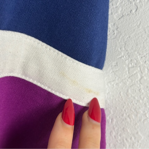 Vintage Pullover Shirt Grandpa Core 90s Preppy Pocket Navy 2X Knightsbridge - Picture 4 of 6